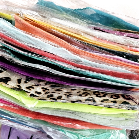 Bundle of 10 semi sheer ballet wrap skirt lot coverup dance osfm - Picture 7 of 8